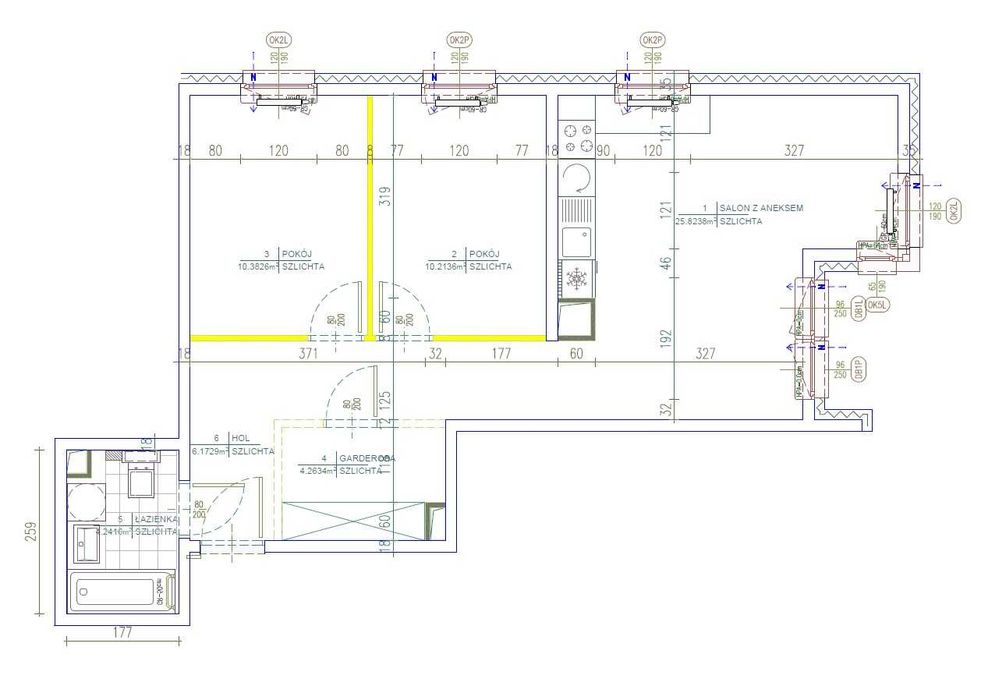 Przestronne mieszkanie 3-pokojowe w wysokim standardzie –Zamojska