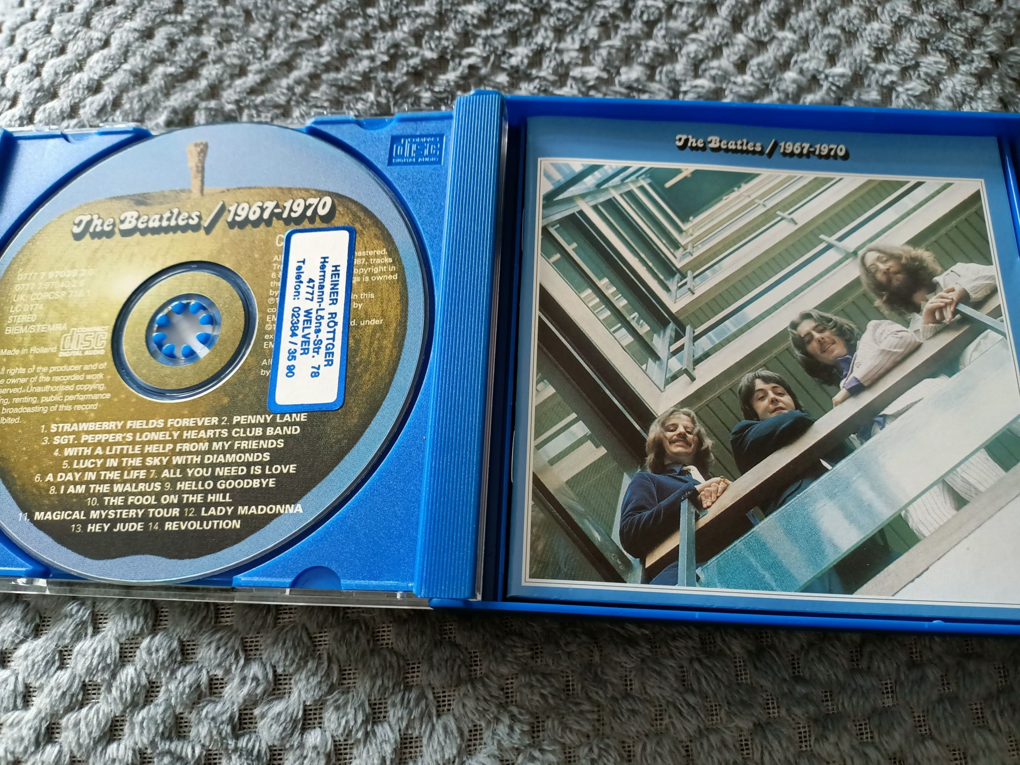 he Beatles - 1967 - 1970 (2xCD, Comp, RE, RM, Fat)(vg-)