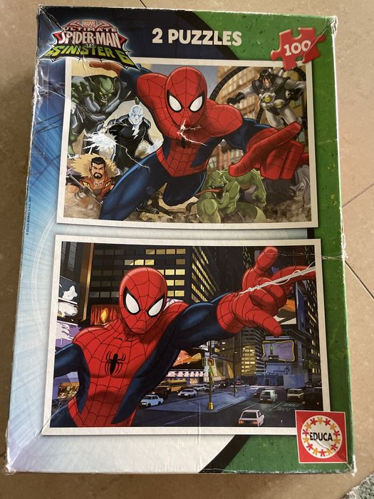Puzzles Spiderman/Avengers 48/60/100 peças