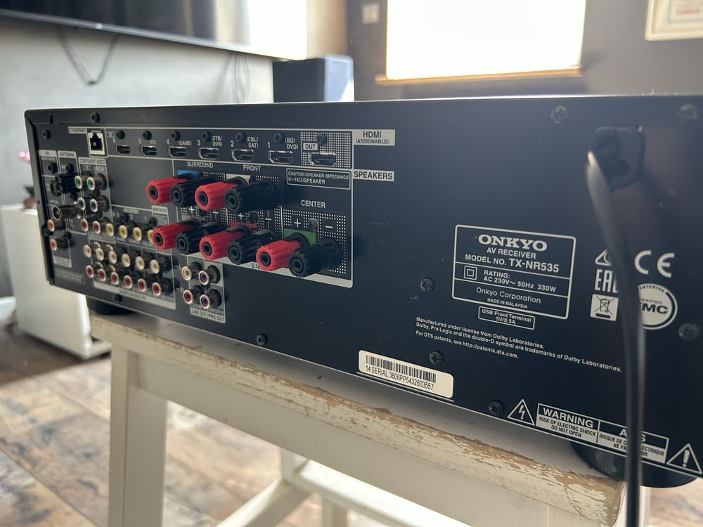 Amplituner ONKYO TX-NR535 stan idealny