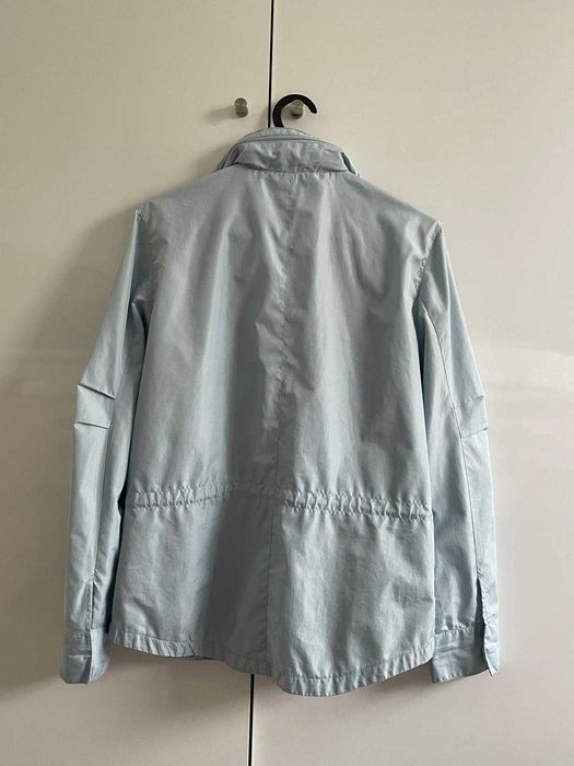 Parka azul clara com capucho S