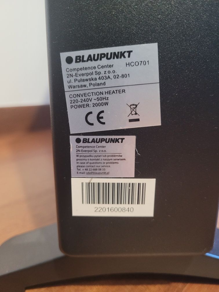 Grzejnik konwektorowy Blaupunkt HCO701