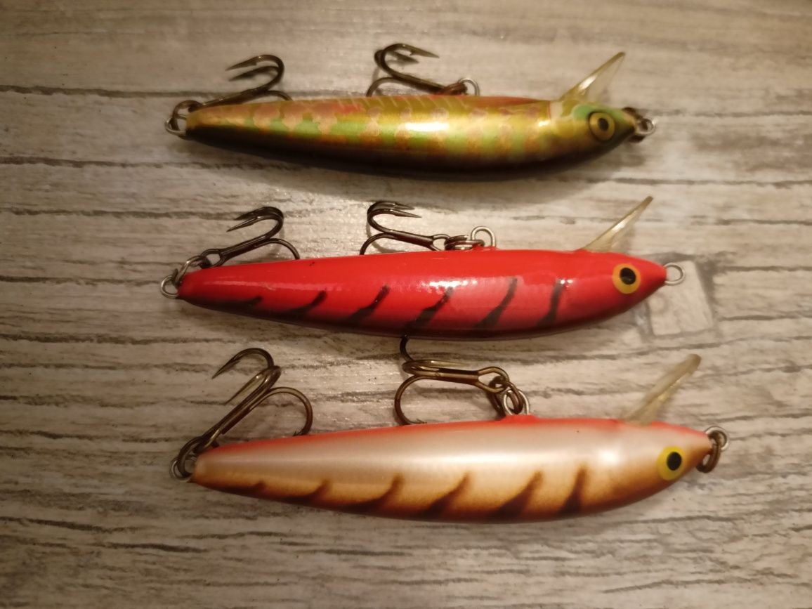 Sandaczowe woblery Rapala Husky Jerk Unikatowe  malowanie  POLECAM