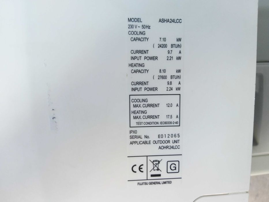 Инверторный кондиционер на 80 м.кв General с Гарантией! Монтаж!