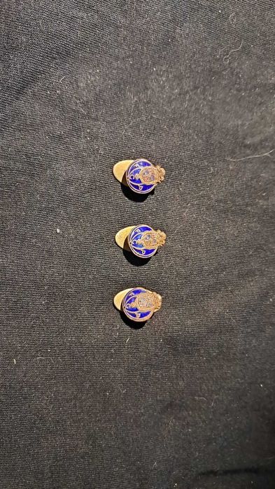 Lote 3 pins antigos do FCP