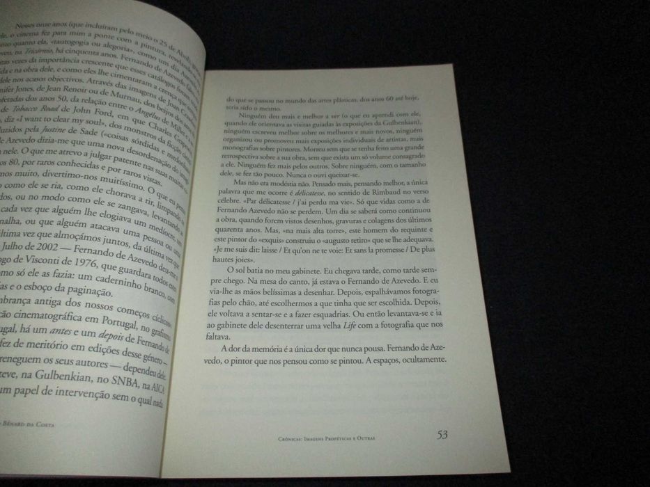 Livro Crónicas Imagens Proféticas e Outras 1º Volume