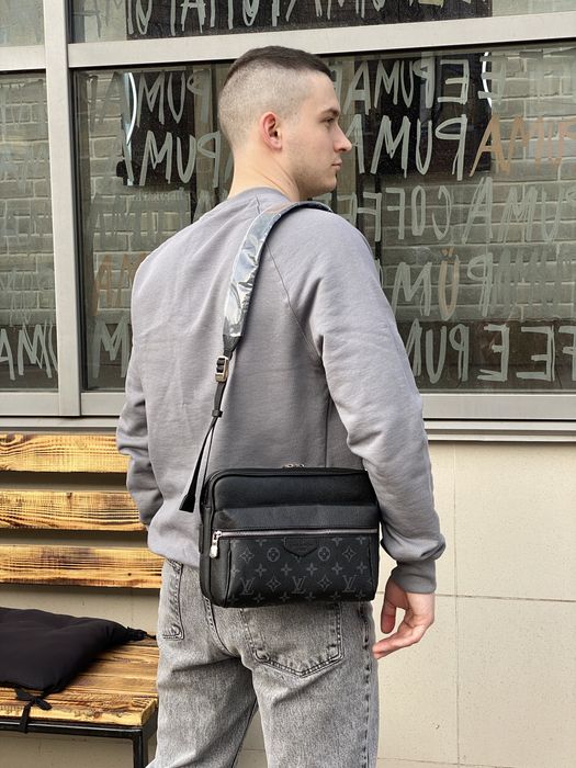 Мужская сумка Louis Vuitton чоловіча сумка барсетка месенджер слінг