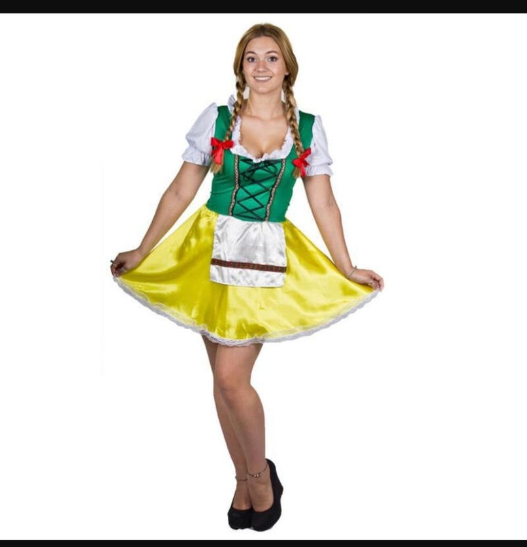 карнавальное платье боварская девушка октоберфест  взрослый аниматору