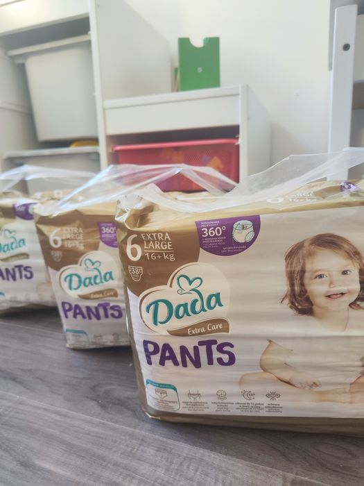 Pieluchomajtki dada extra care pantsy 6 - 4 opakowania