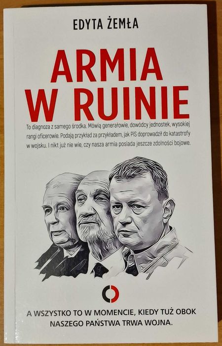 Książka "Armia w ruinie" Edyta Żemła STAN IDEALNY