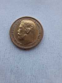 Moneta--5 Rubli--1899 FZ-złoto