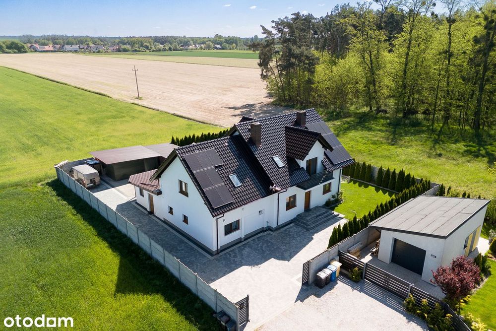 Przestronny dom w otulinie lasu nad Jeziorem Bnińskim