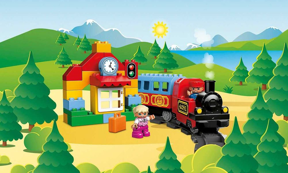 LEGO Duplo Parowóz Ciuchcia Kolejka Pociąg
