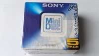 MiniDisc MD SONY Walkman Pear Blue 74 Japan 5szt-5pack