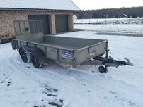 przyczepa Ifor Williams GD125G do minikoparki przyczepka rampa