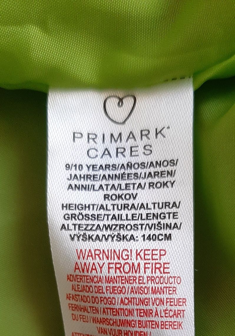 Неонова куртка-вітрівка Primark (р.140/ 9-10 років)