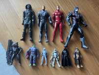 Bonecos de super herois Marvel e DC