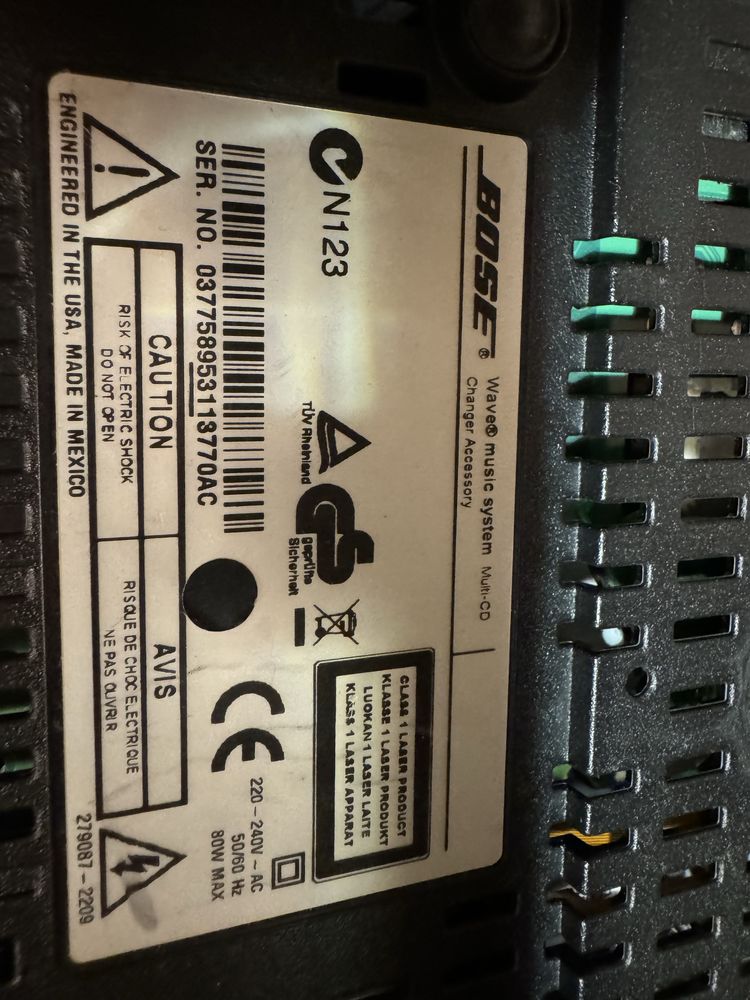 Zmieniarka CD Wave system Bose uszkodzona czesci