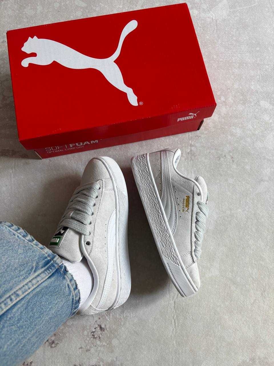 Puma Suede XL Beige White