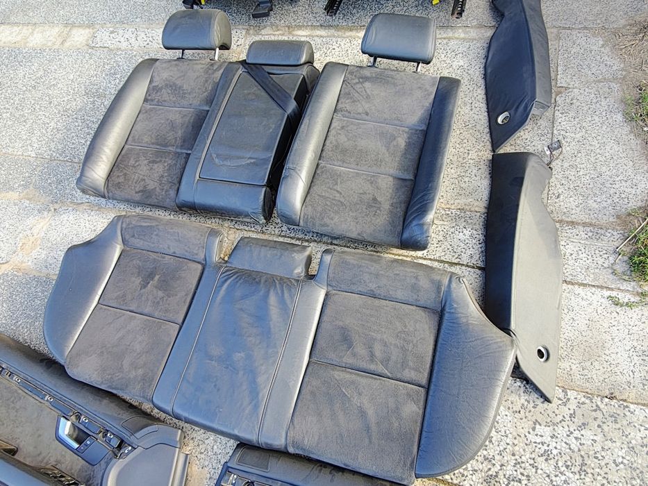 Audi a4 B6 B7 fotele kanapa boczki pół skóra alcantara KOMPLET i inne