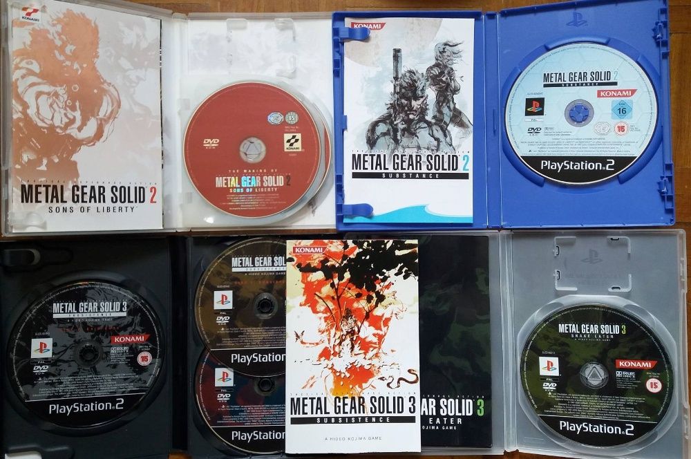 Jogos Metal Gear Solid Playstation e Nintendo