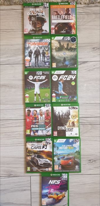 Gry xbox one,gta5,assassins,dying light,metro,minecraft,lego,mafia3