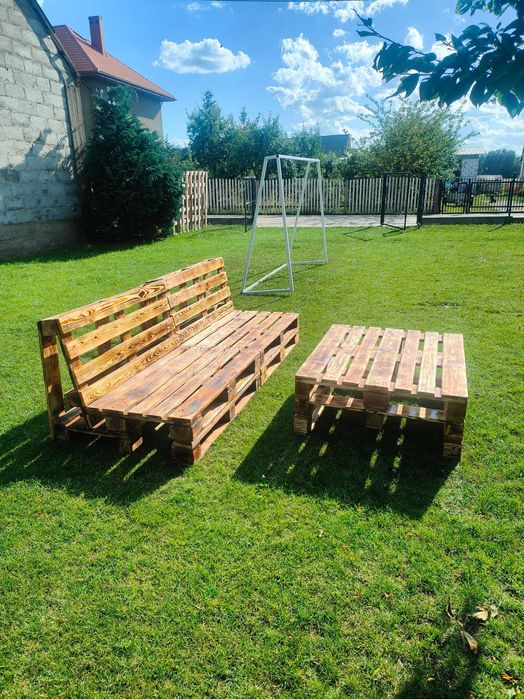 Meble ogrodowe z palet