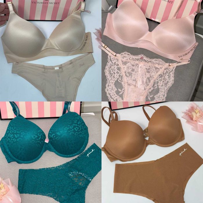 комплект білизни вікторія сікрет victoria's secret vs ліф бюст трусики