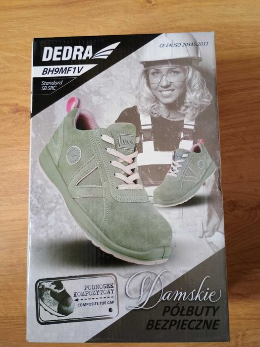 Dedra półbuty damskie robocze nowe rozm.39