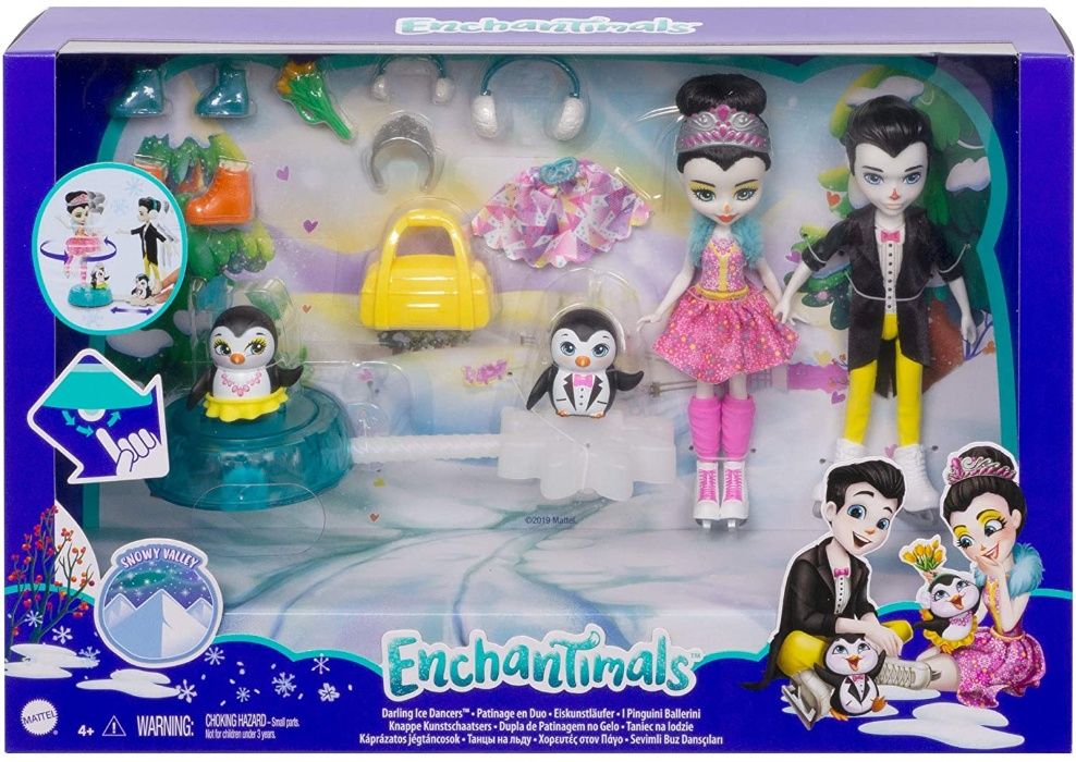 Энчантималс пингвины Фигурное катание Enchantimals Darling Ice GJX49