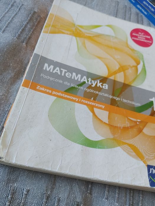 Matematyka 1 podręcznik dla liceum i technikum nowa era