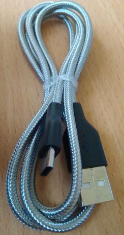 Kabel ładujący przewód Rock 100cm USB - USB typ C - micro USB