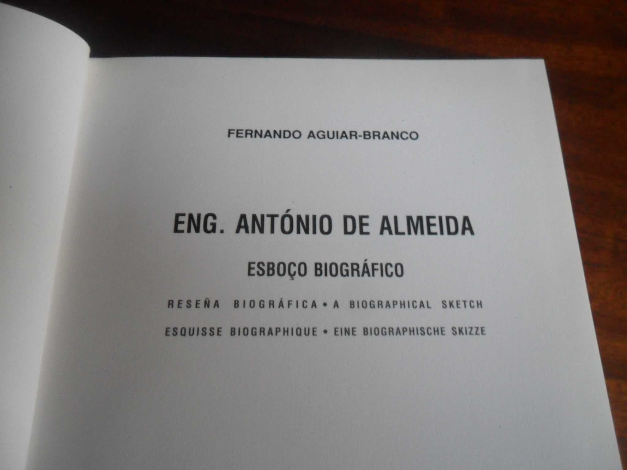 "Eng. António de Almeida (Esboço Biográfico) de Fernando Aguiar-Branco