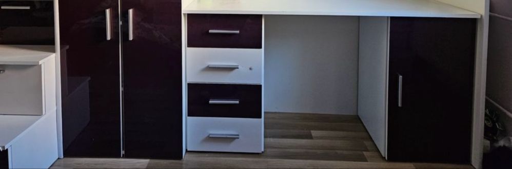 Komplet mebli z antresolą, łóżko Raj 4S