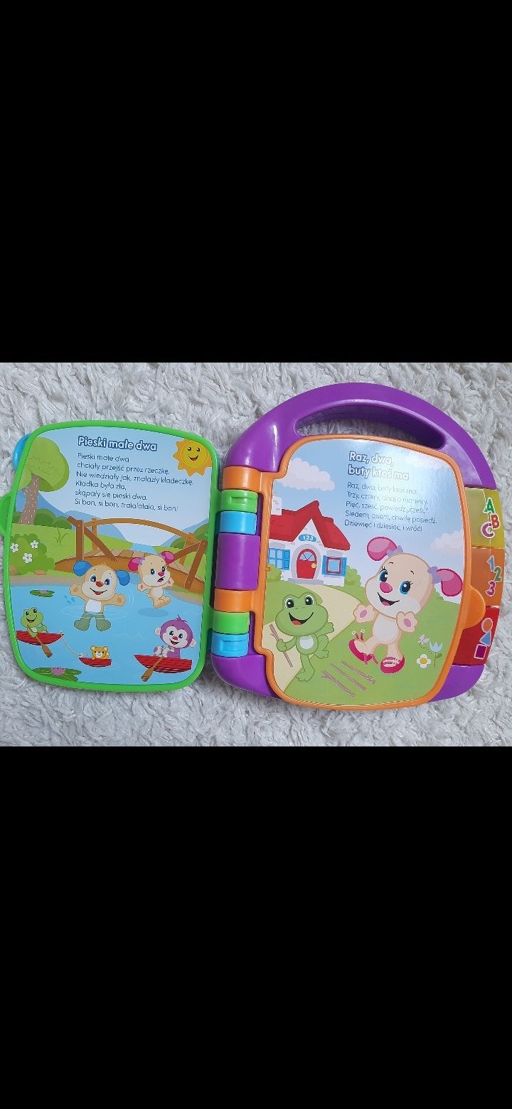 Książeczka z wierszykami fisher-price