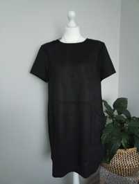 Sukienka czarna z kieszeniami "brzoskwinia" V by Very roz.M/L
