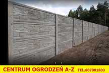 Ogrodzenia betonowe 200 cm wysokości cena za kompletne przęsło