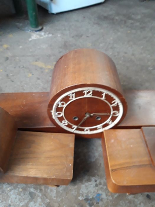 Zegar kominkowy, kłos, metronom, zegar