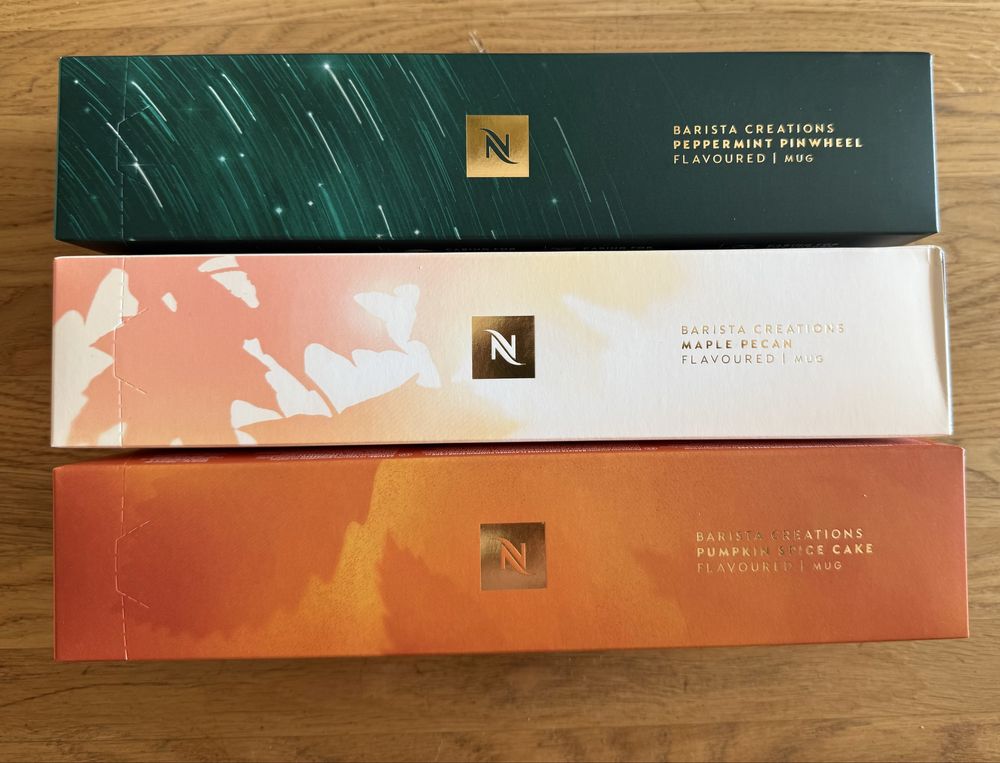 Zestaw 30 kaw Nespresso Vertuo - nowe/zapakowane