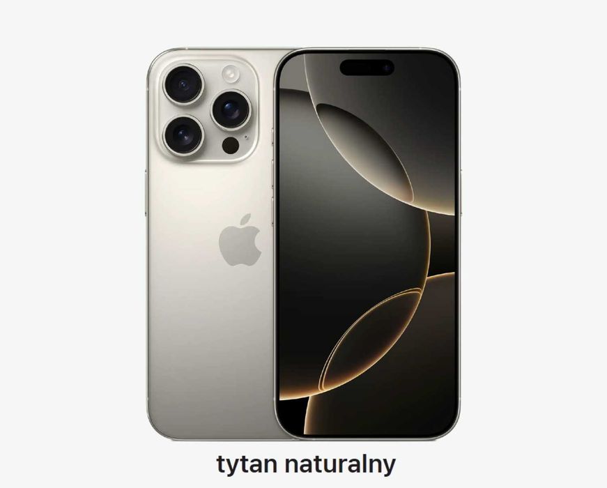 NOWY iPhone 16 Pro Max 256GB Tytan Naturalny 5000zł Żelazna 89 W-wa
