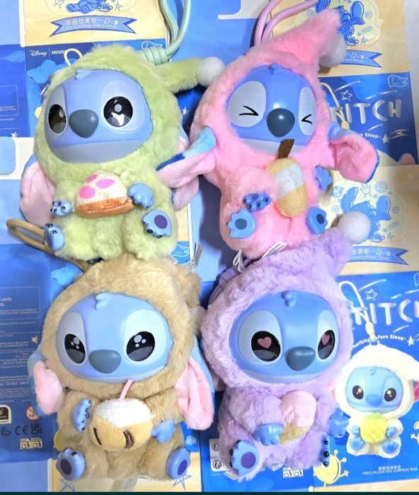 Лабубу іграшка брелок Labubu Стіч 17 см , мʼяка іграшка