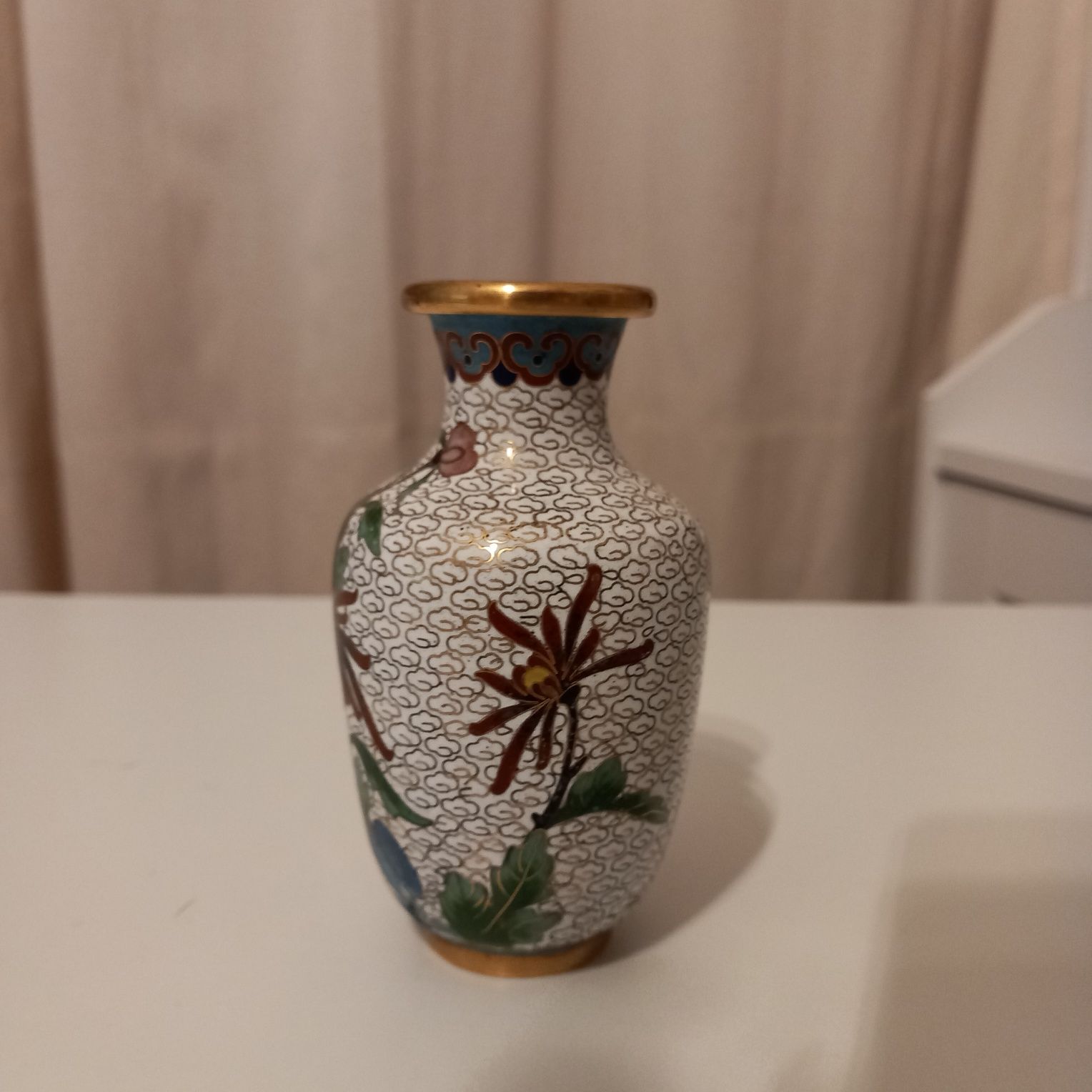 Piękny flakon wazon Cloisonné