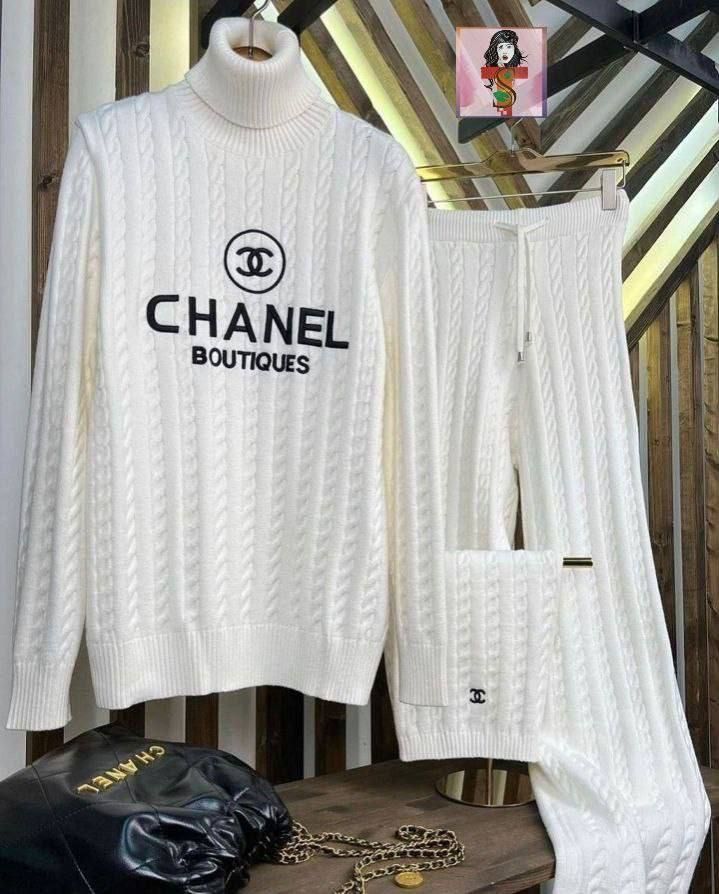 РАСПРОДАЖА -40%| Женский костюм Chanel| S-XL| черный| качество-LUX