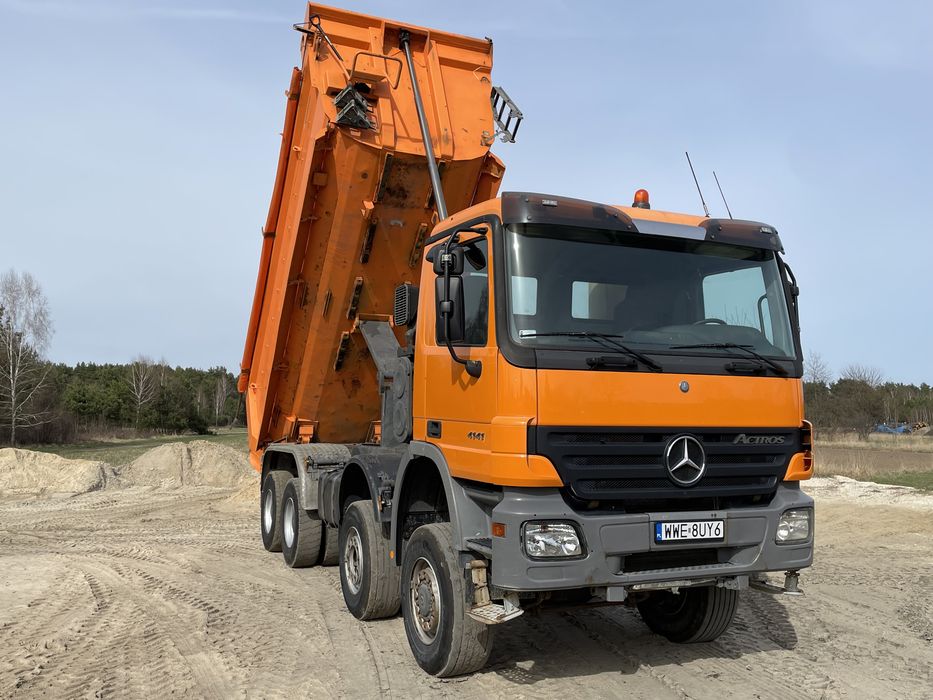 Mecedes Actros 4141 wywrotka 8x6. Meiller kipper