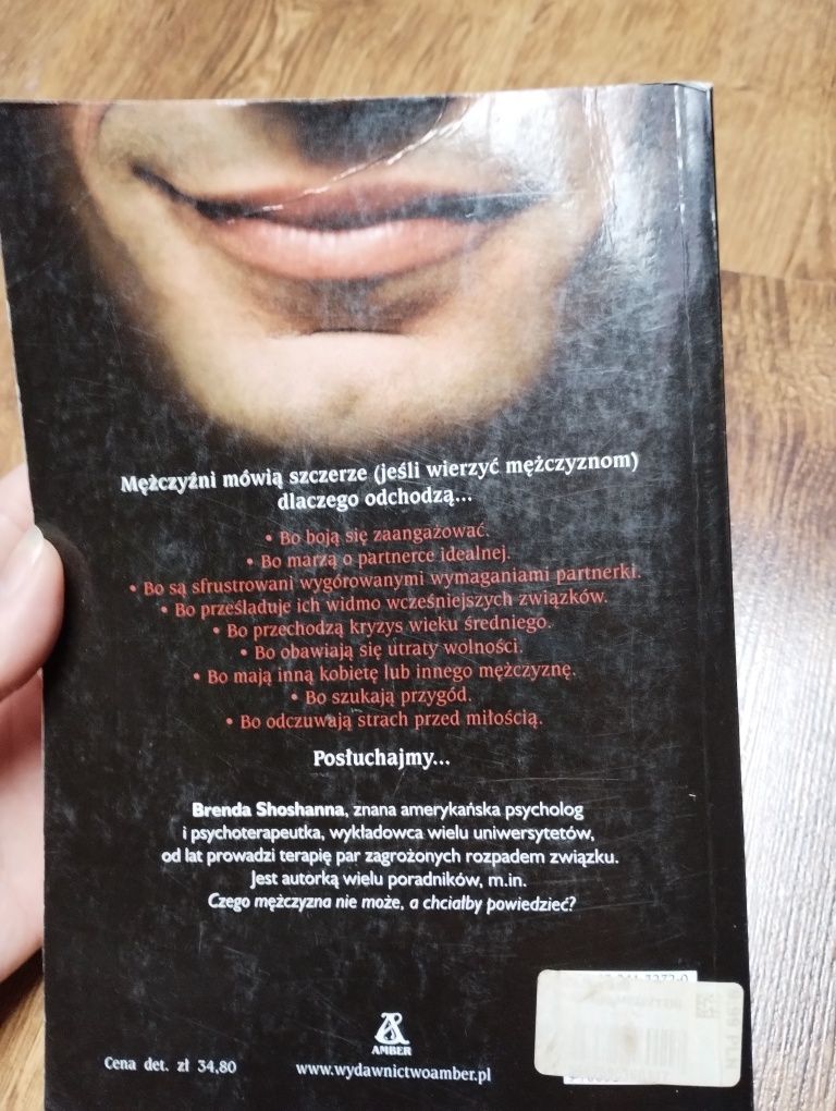 Ksiażka,, Dlaczego mężczyźni odchodzą '' Brenda Shoshanna