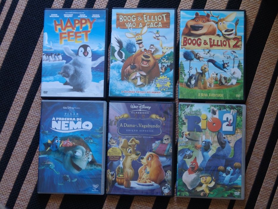 [DVDs/Animação & Criança/9 Títulos]