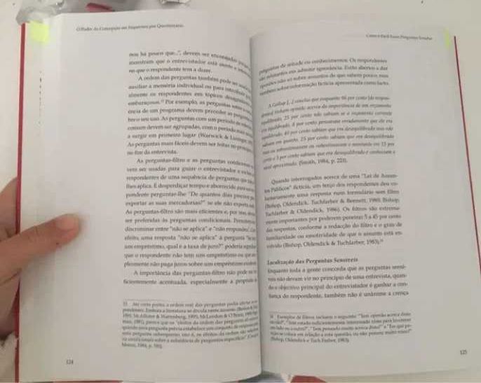 O Poder da Concepção em Inquéritos por Questionário