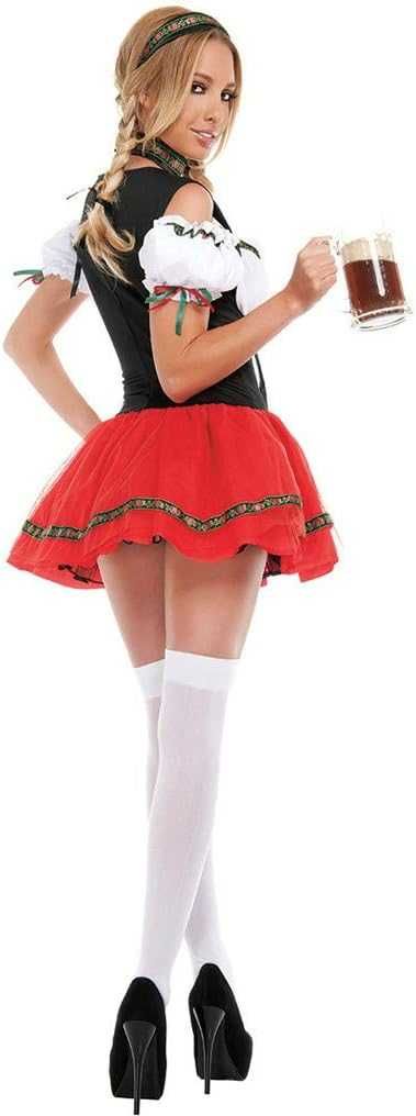 Elegancka sukienka Strój Bawarka Oktoberfest roz. L kostium K351