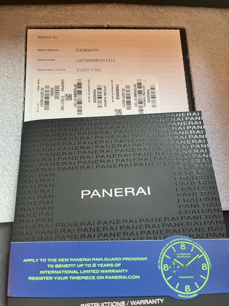 Zegarek PANERAI Submersible PAM00959