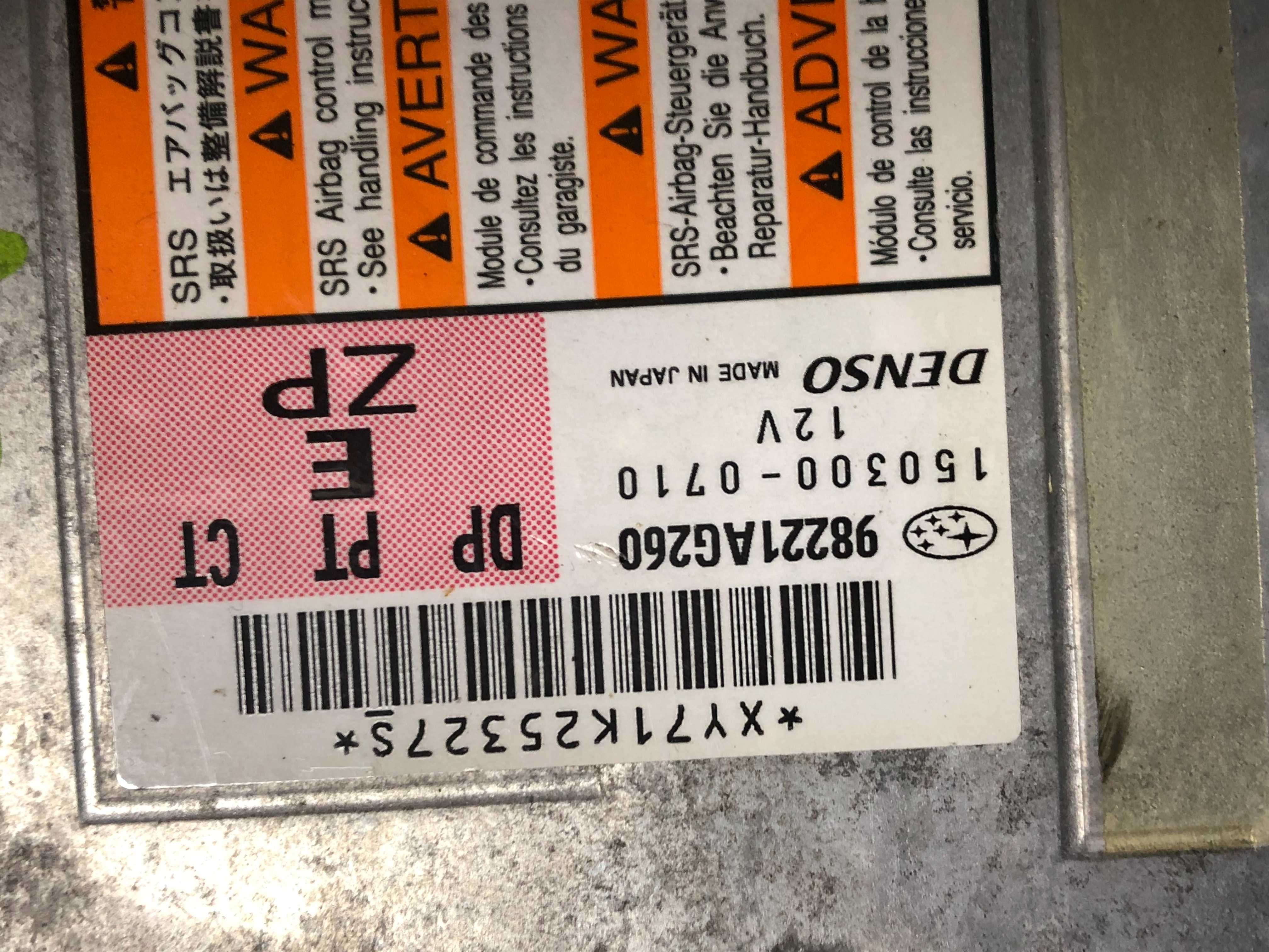 Moduł sensor sterownik poduszek Airbag Subaru Legacy IV